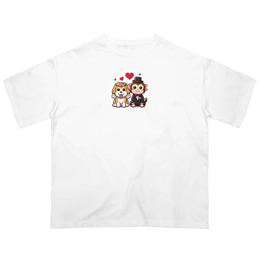 HERAX(へラックス）2号店の犬猿の仲～愛の力で仲良し～ Oversized T-Shirt