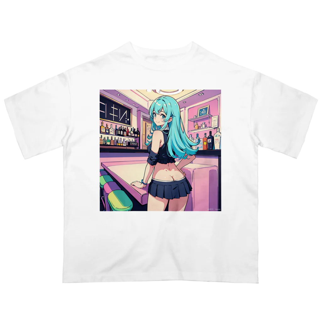 yozoraniyumeoの魔法バーテンダー少女 Oversized T-Shirt