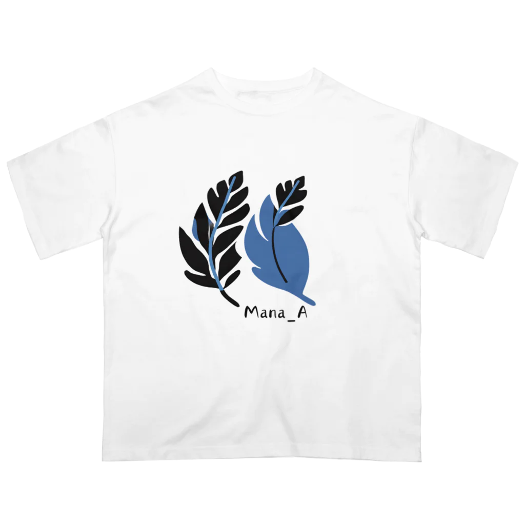 Mana Aのカラフル熱帯植物 オーバーサイズTシャツ