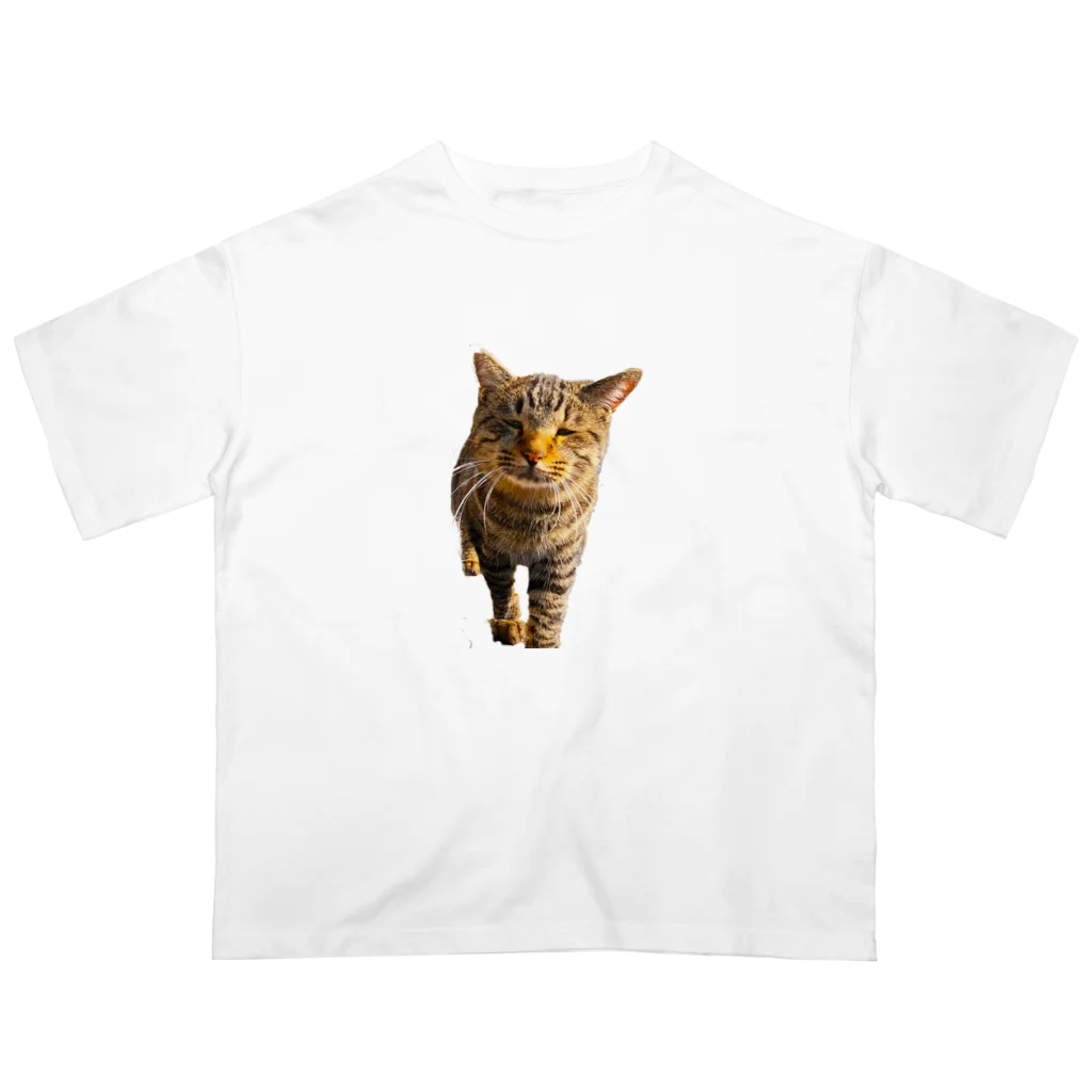 猫島のじかんのごめ～んにゃさい Oversized T-Shirt