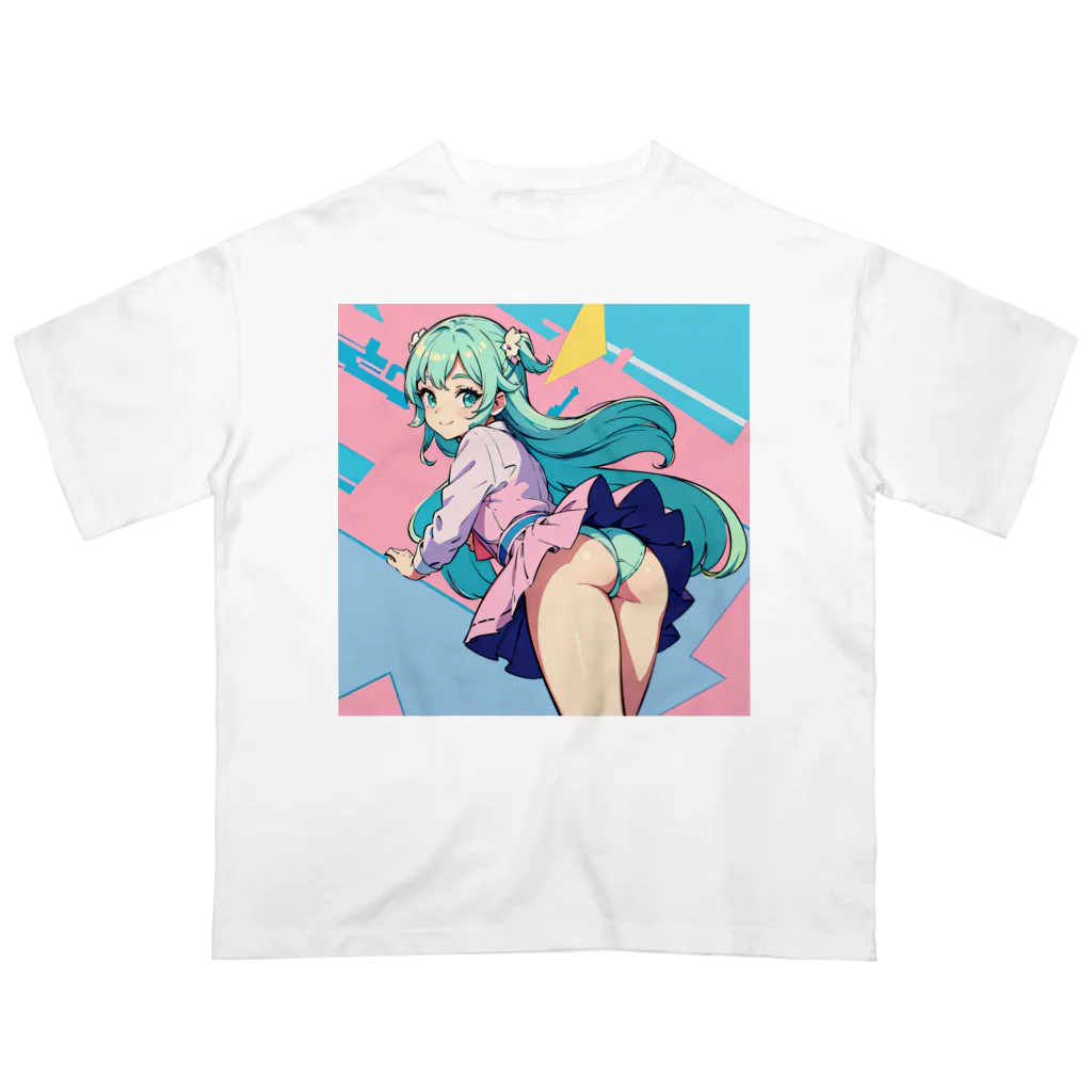 yozoraniyumeoの魔法女子中学少女 Oversized T-Shirt