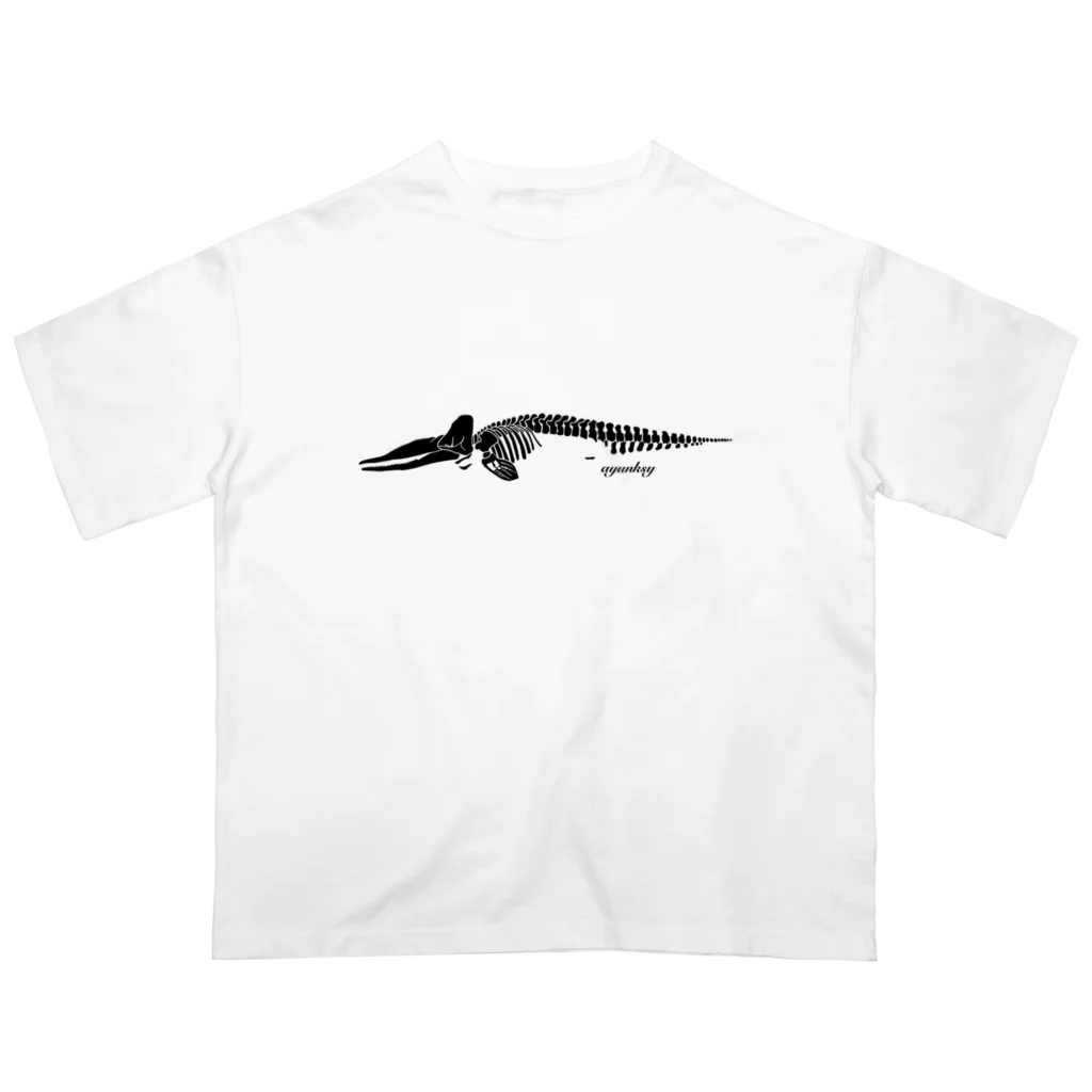 ayunksyのマッコウクジラの標本 オーバーサイズTシャツ