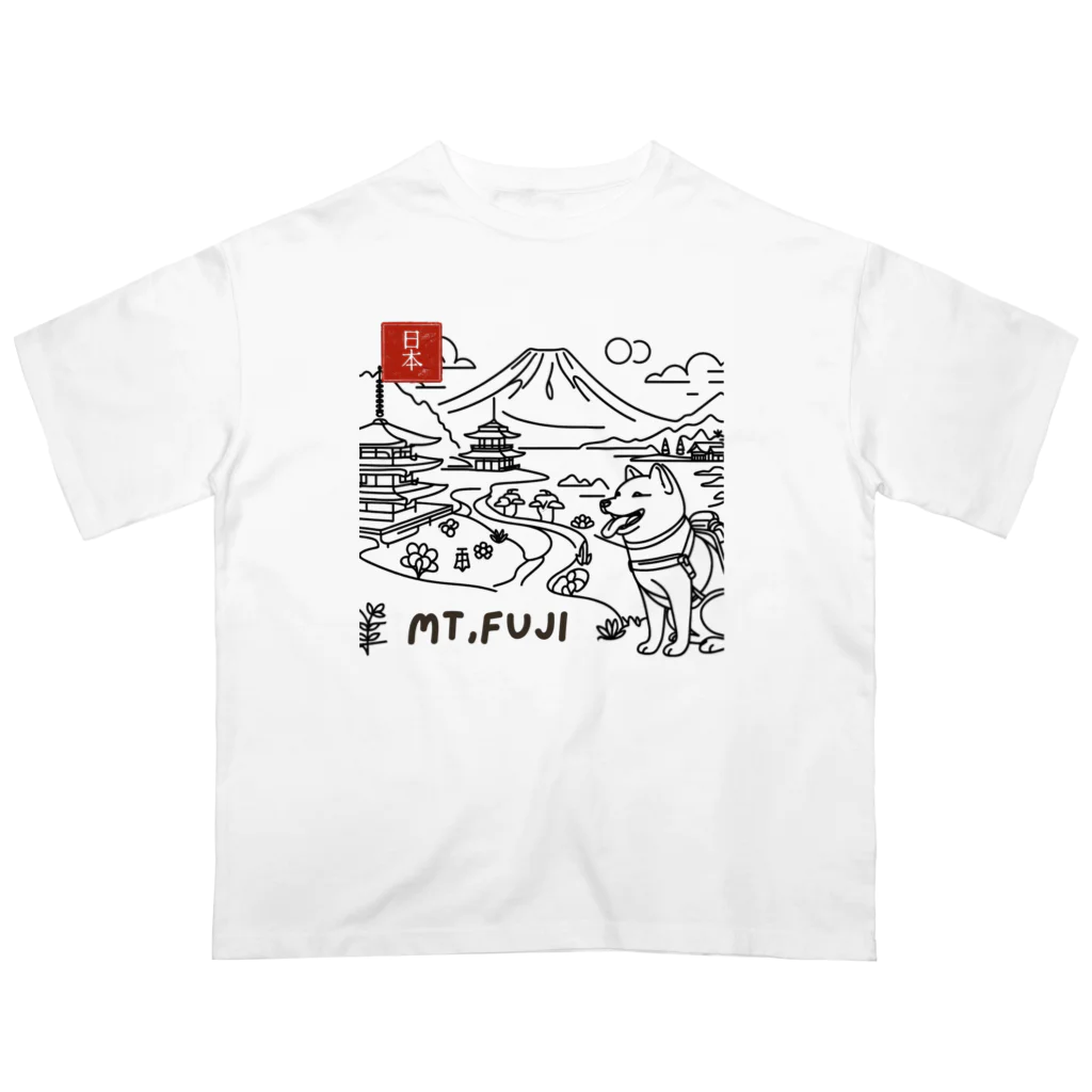 ShibaShibaのShibaShiba Oversized T-Shirt