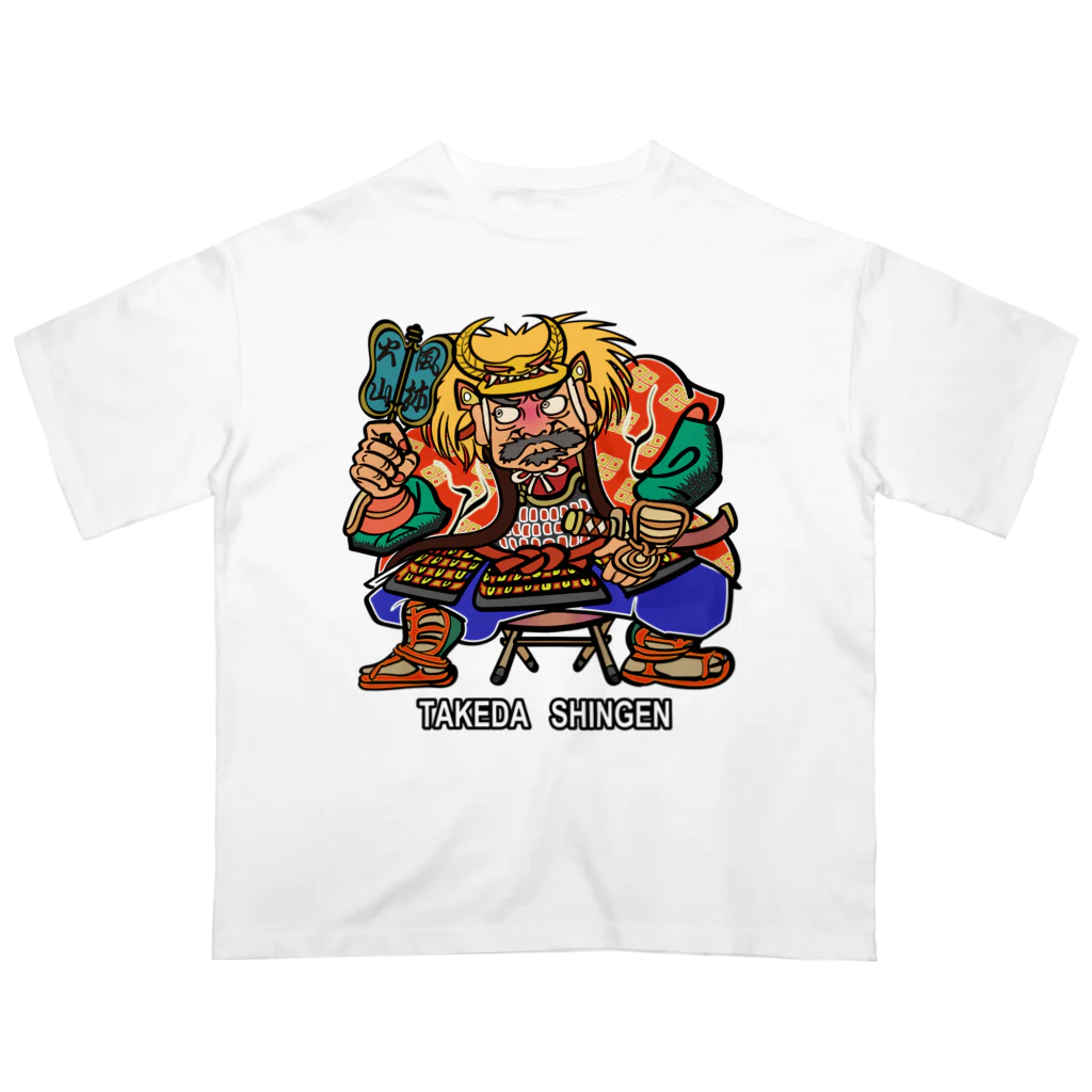 freehandの武田　信玄 オーバーサイズTシャツ