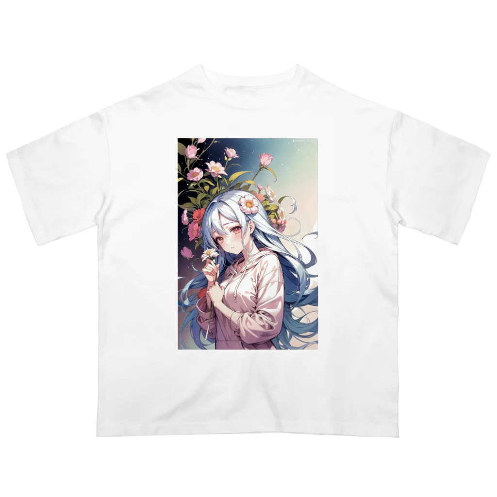 🐋うくはのお店の花と君7 Oversized T-Shirt