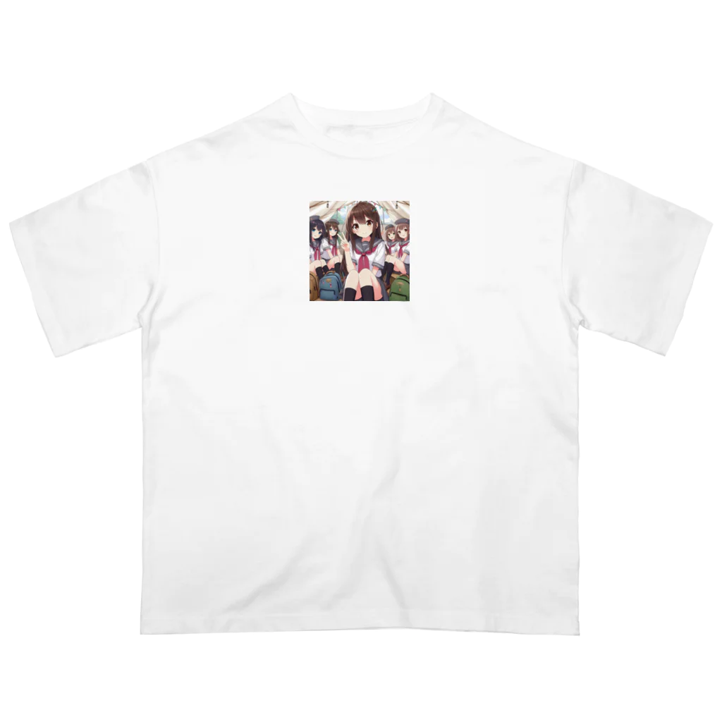 SWQAのjkキャンプ オーバーサイズTシャツ