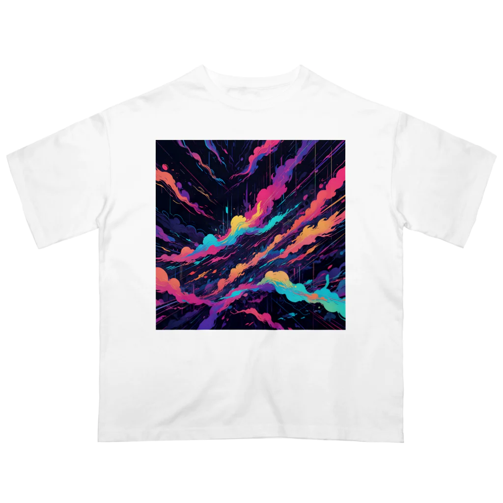 AI Fantasy Art Shopのart of fire③ Oversized T-Shirt