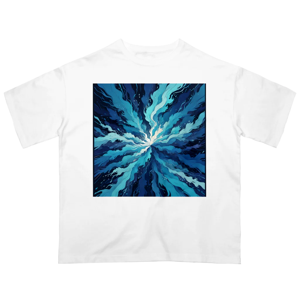 AI Fantasy Art Shopのart of fire④ オーバーサイズTシャツ