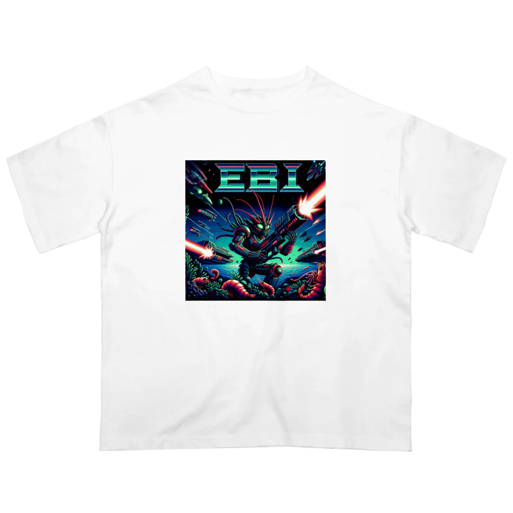 90's video game titles.のEBI オーバーサイズTシャツ