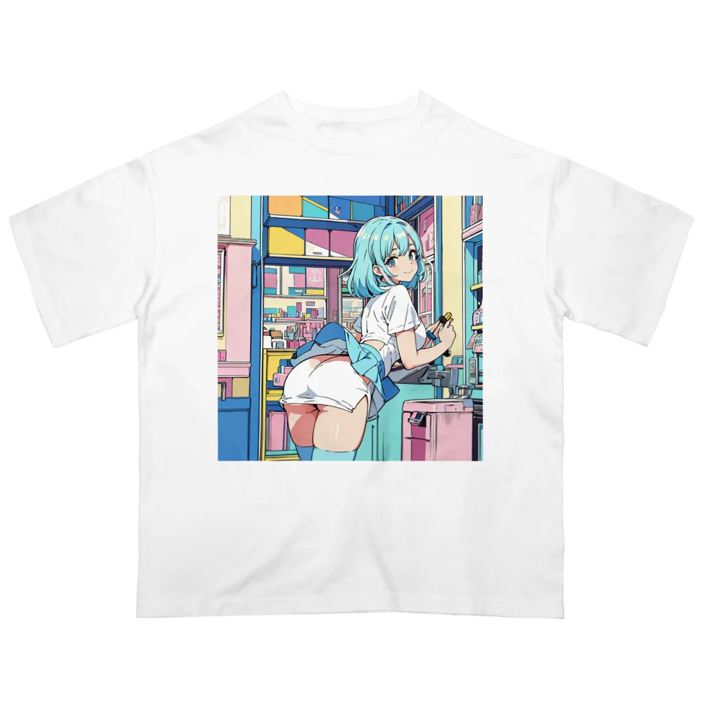 yozoraniyumeoの魔法美容院少女 オーバーサイズTシャツ