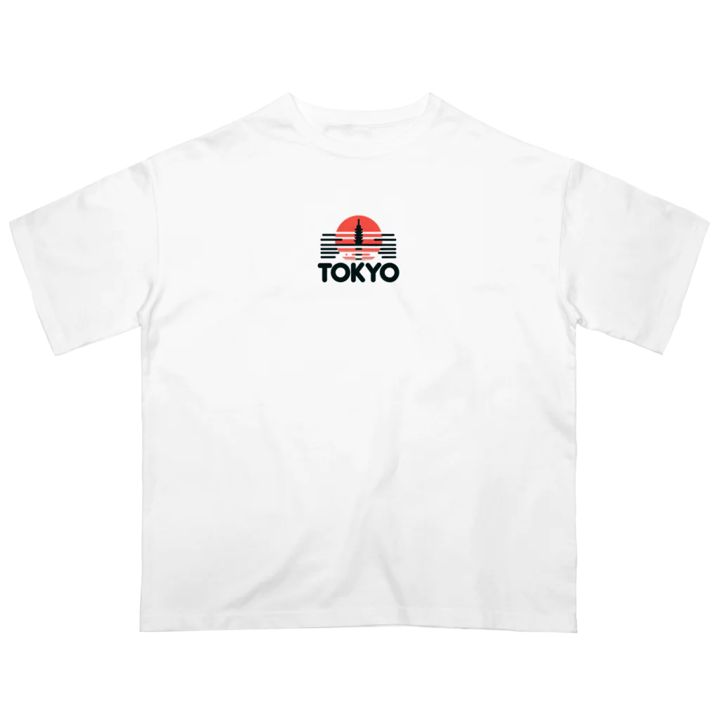 aoharu2005の東京 Oversized T-Shirt