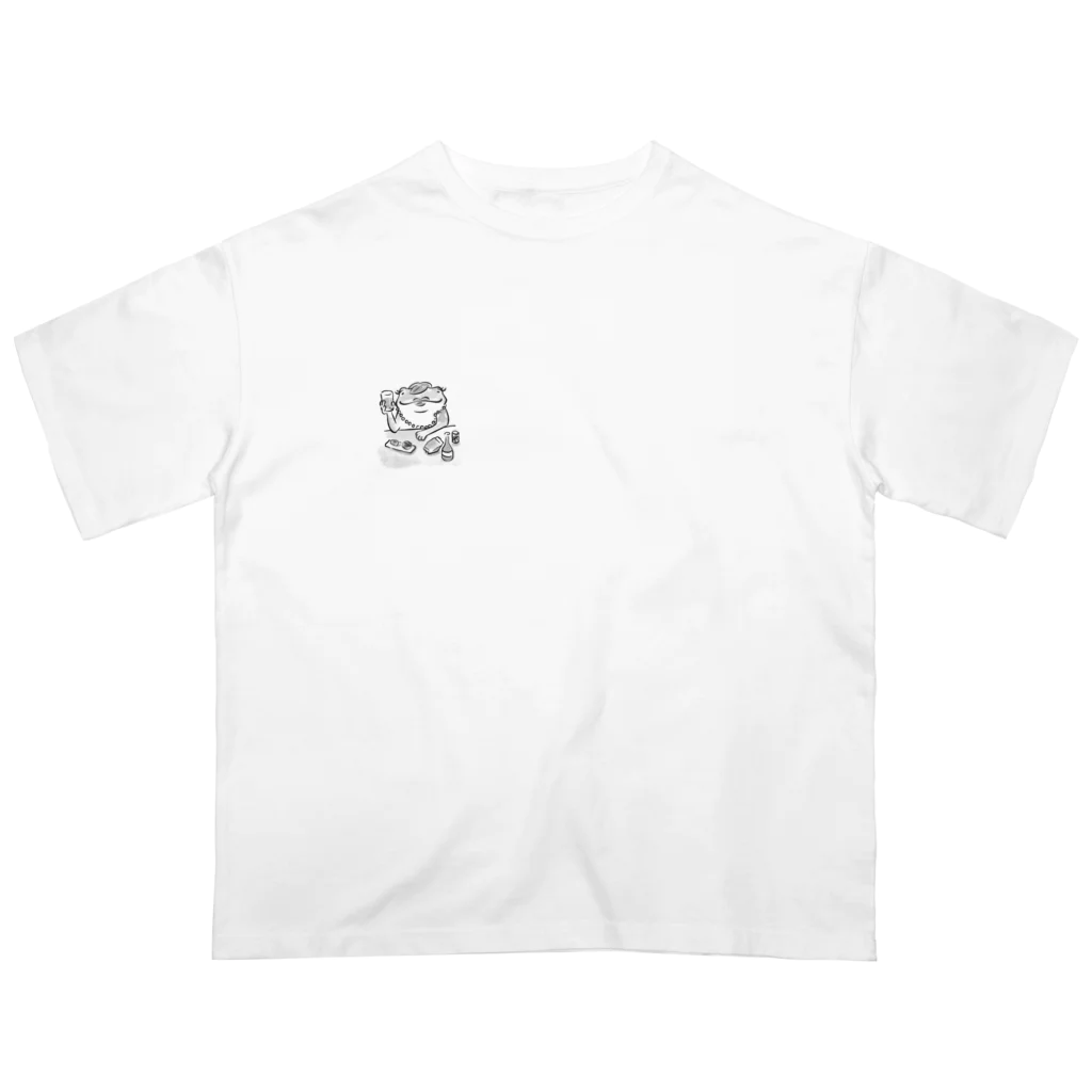 gamamaのがままロゴ Oversized T-Shirt