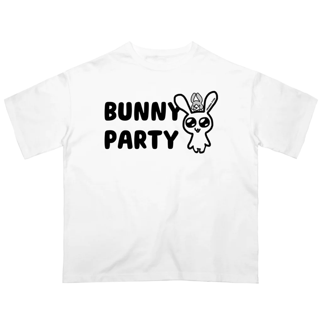 BUNNY PARTYのうさぎはぴょん Oversized T-Shirt