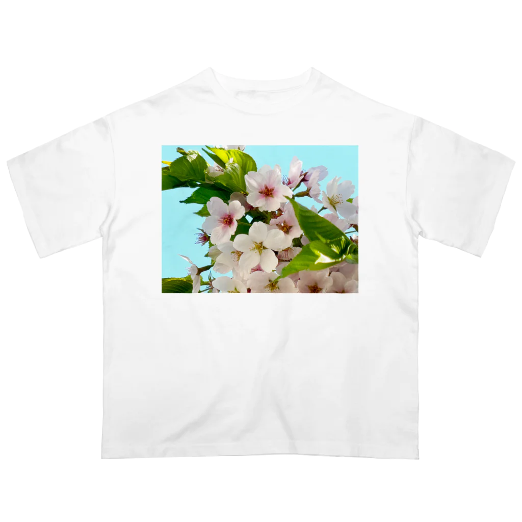 atelier_lapislazuliの桜 オーバーサイズTシャツ