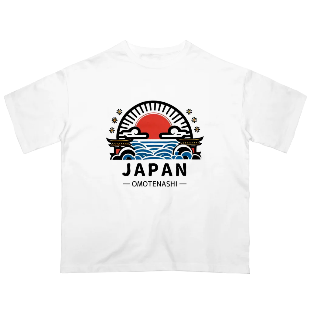 TARO9（タロキュー）のおもてなし日本 オーバーサイズTシャツ