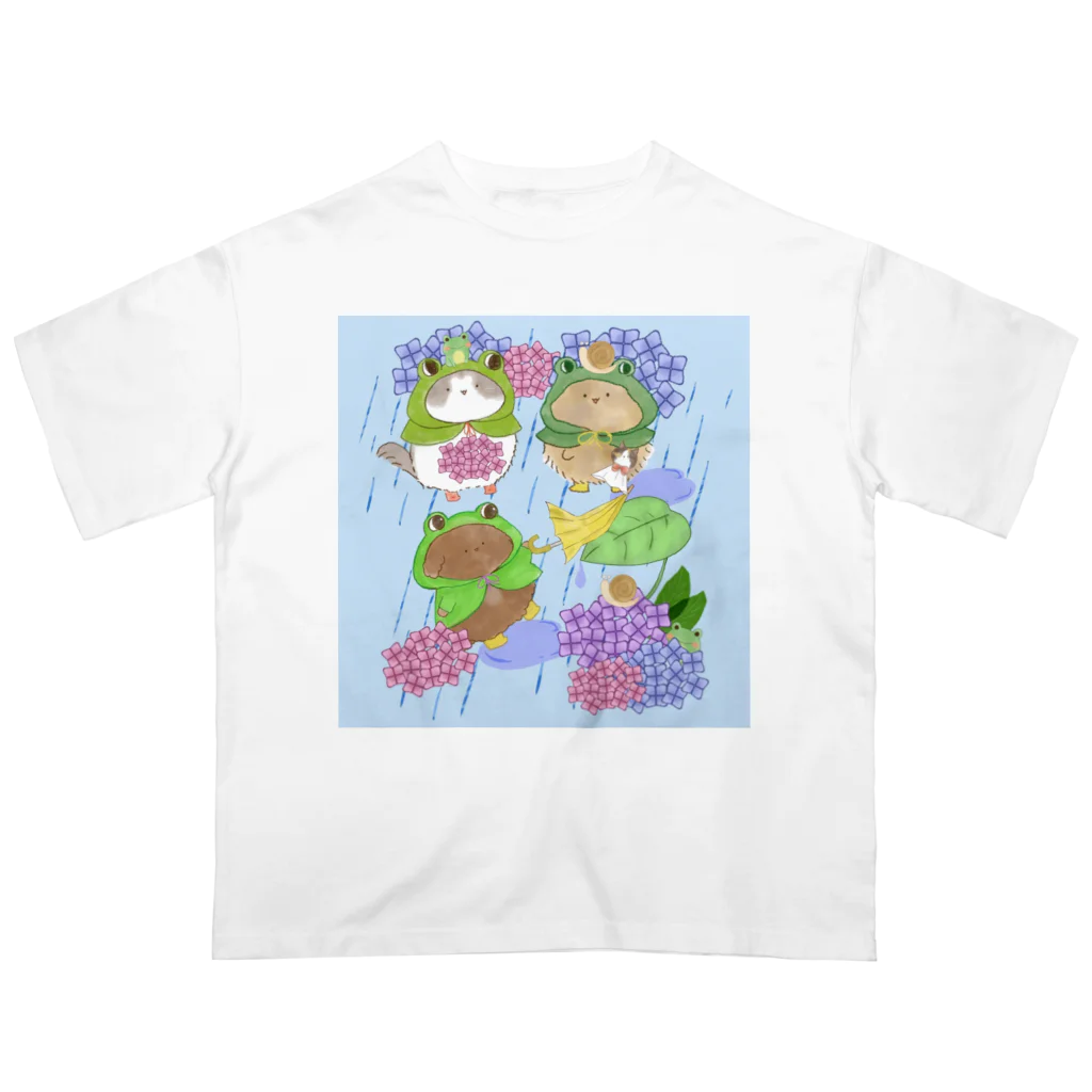 せとのお店屋さんの6月　土砂降りの日 Oversized T-Shirt