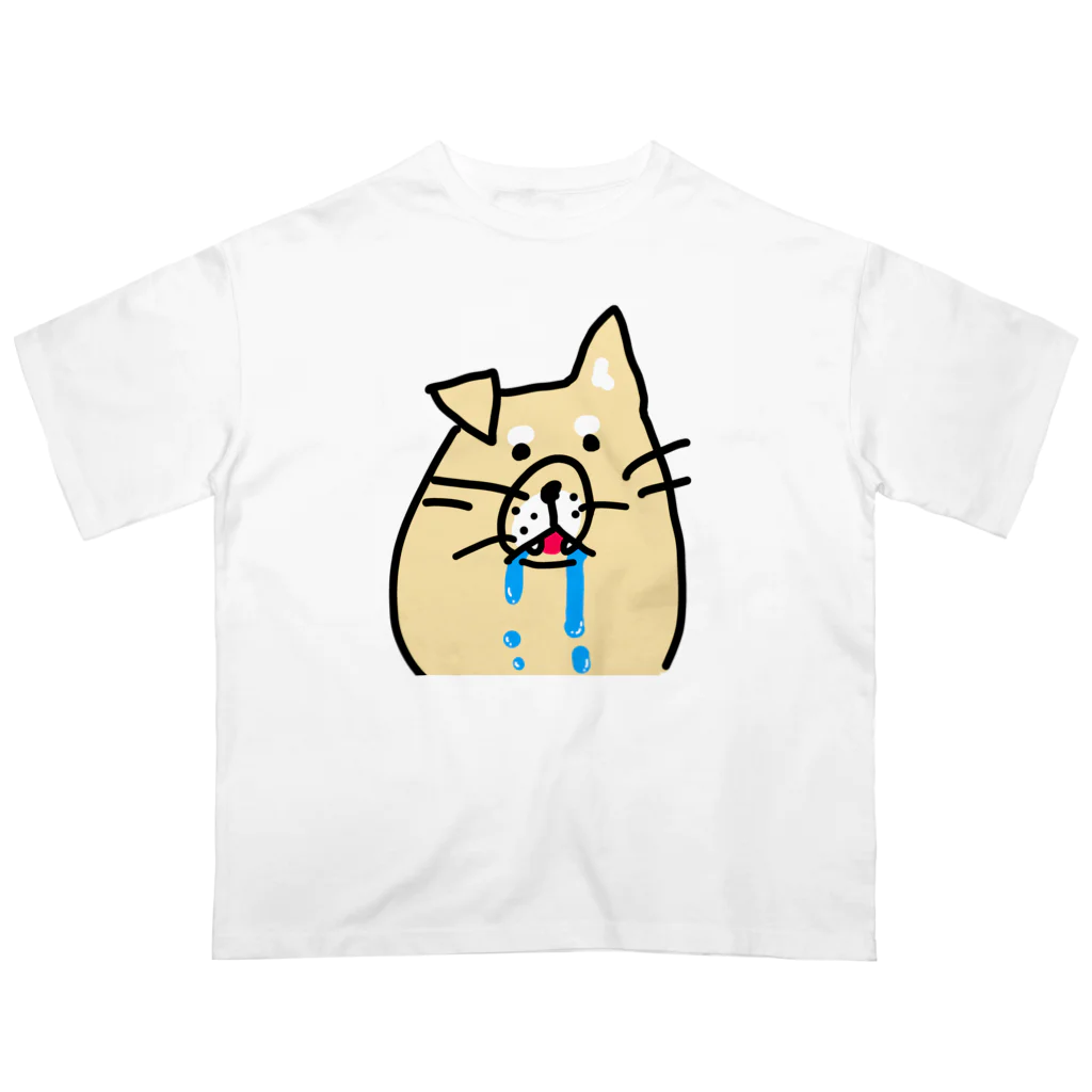 ビビりな番犬くんのビビりな番犬くん Oversized T-Shirt