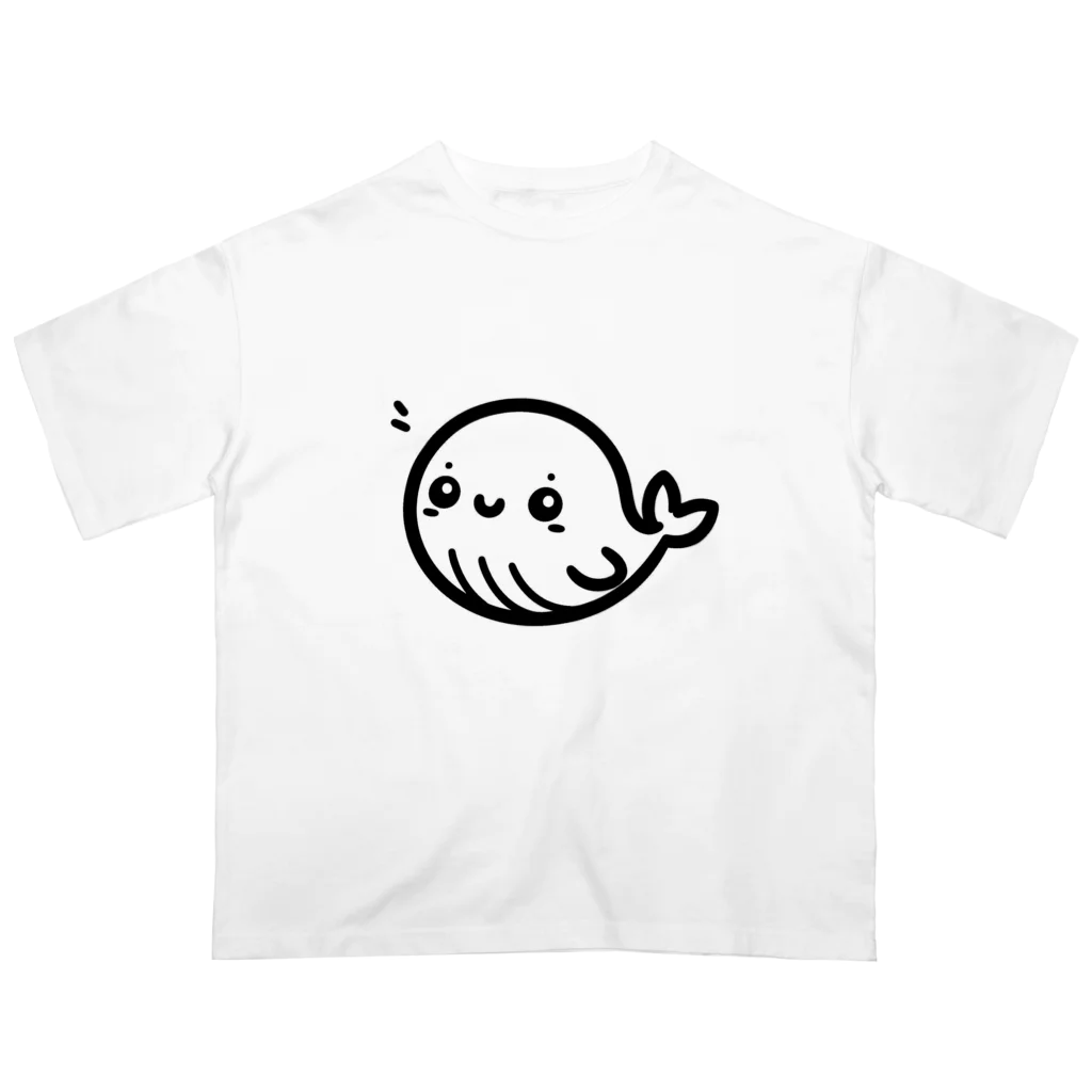 TAKU0822のキュートなクジラグッズ オーバーサイズTシャツ