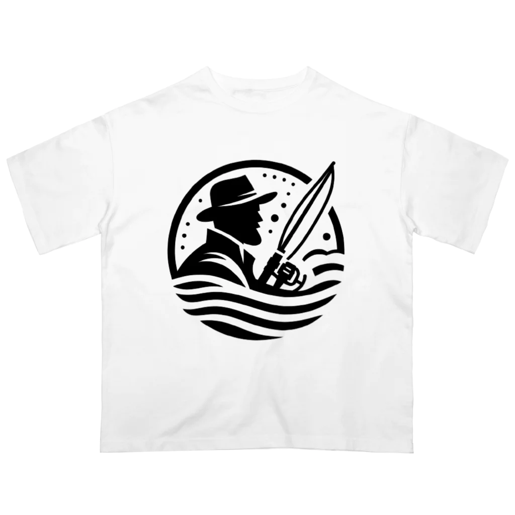 noririnoの釣り人 オーバーサイズTシャツ