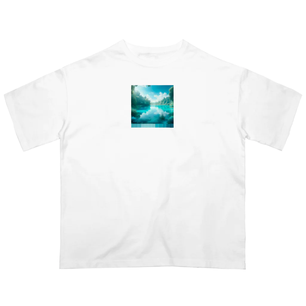 hana2ginの Almost Transparent Blue. Oversized T-Shirt