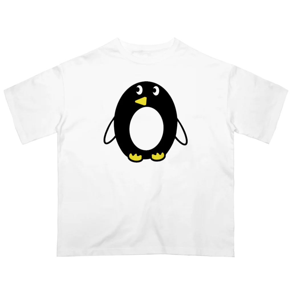 萬屋こたろうの目が泳いでるペンちゃん♪ Oversized T-Shirt