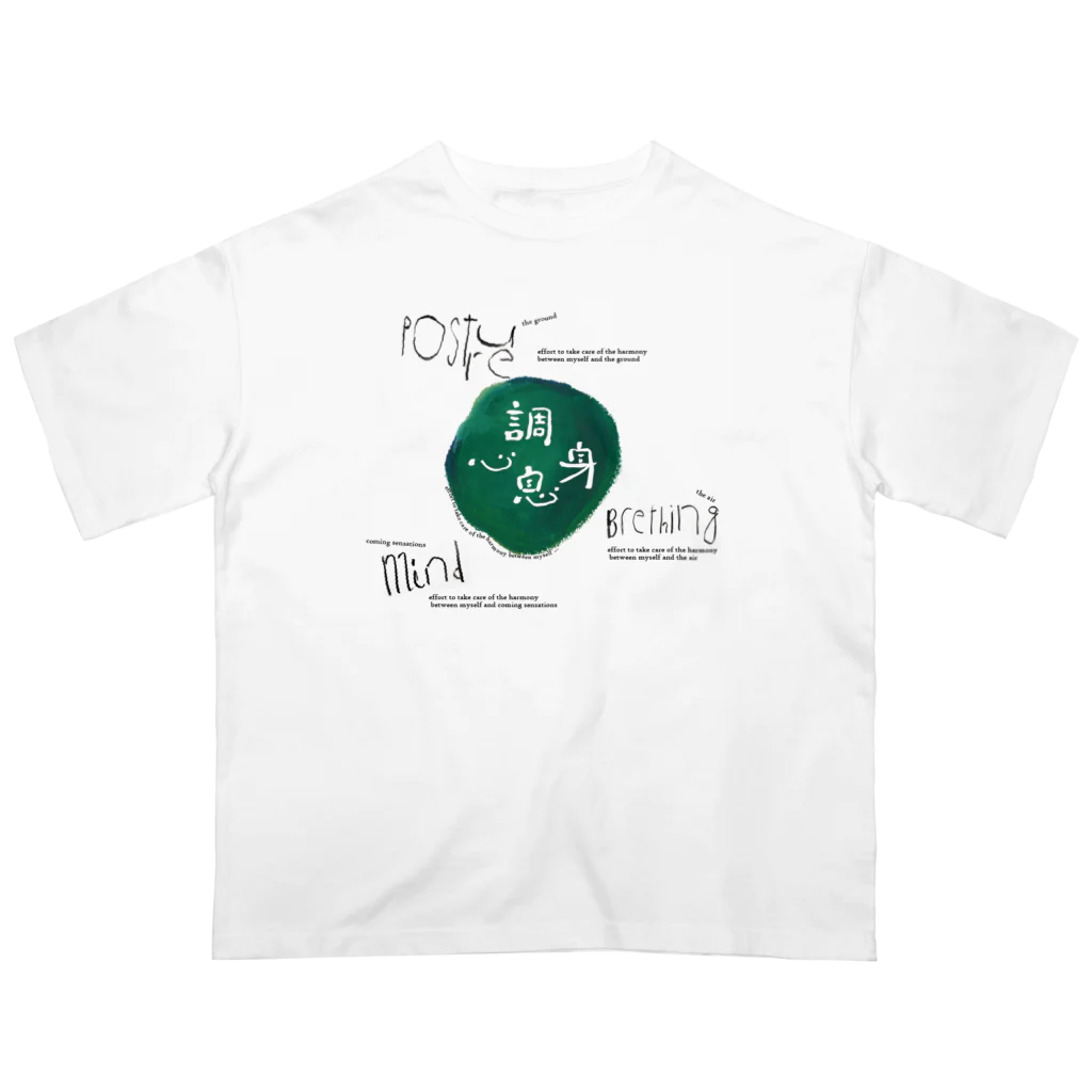 Leiの坐禅 オーバーサイズTシャツ