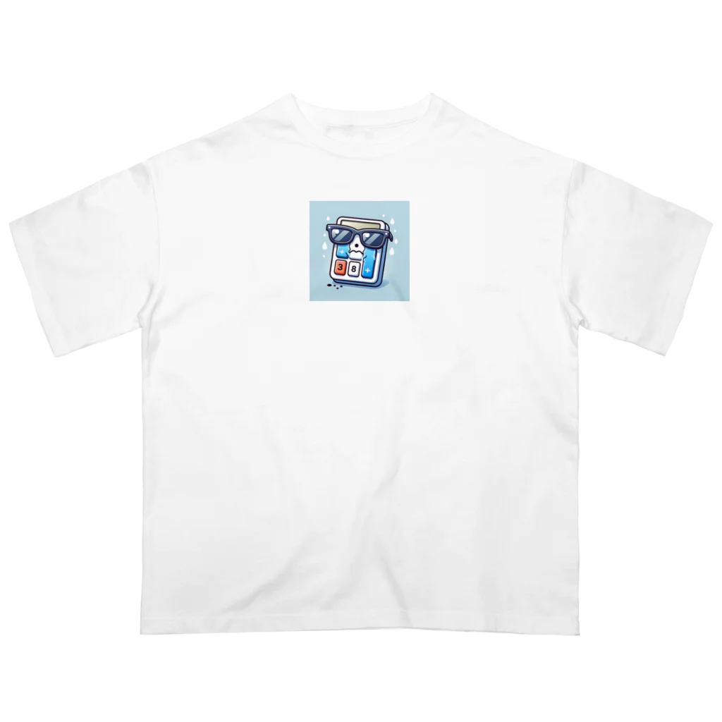 KIglassesの泣き顔の計算機サングラス！ Oversized T-Shirt