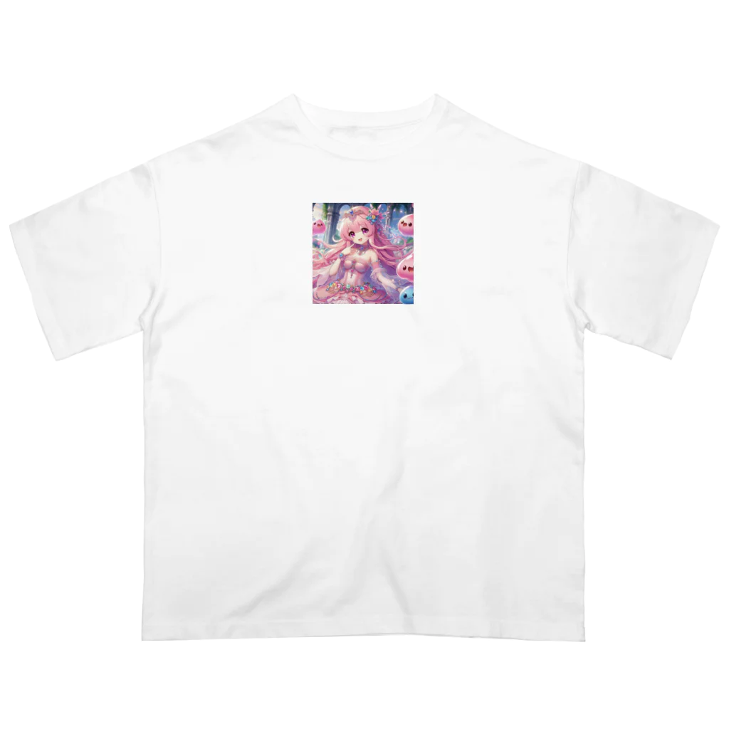 surasuramusumeのスライム娘「ジェム」 Oversized T-Shirt