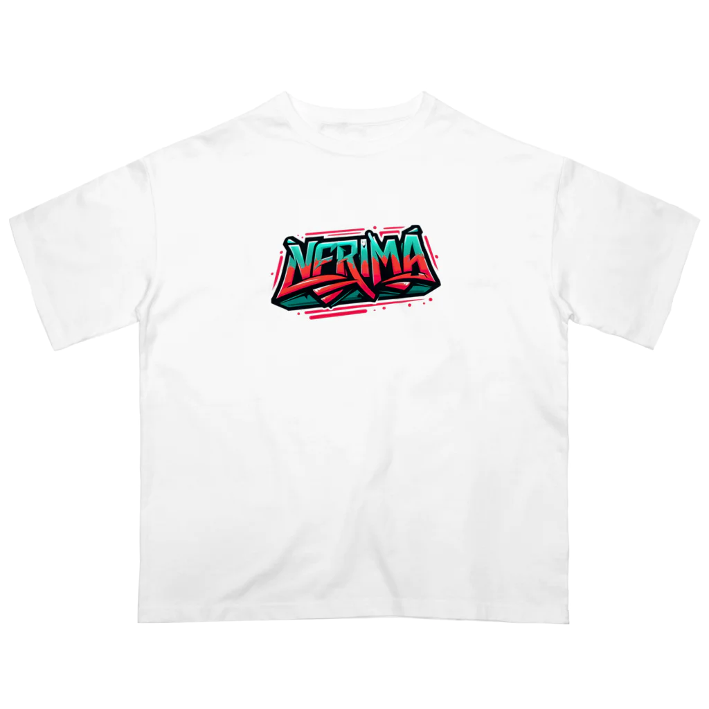 ore-journalのHipHopのグラフィティのロゴ「NERIMA(練馬)」 Oversized T-Shirt