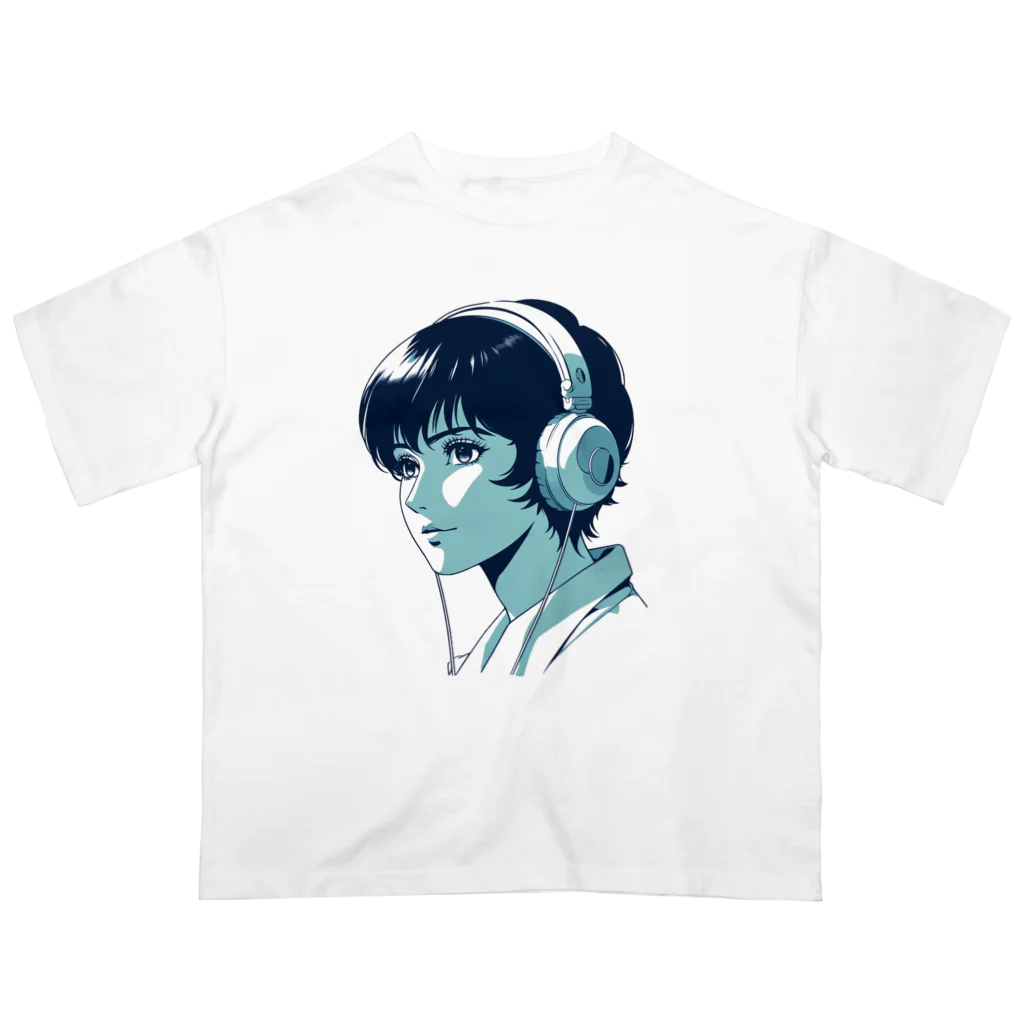 NOMAD TOKYO YOUTH COLLECTIVEのHeadphone Girl 001 Oversized T-Shirt