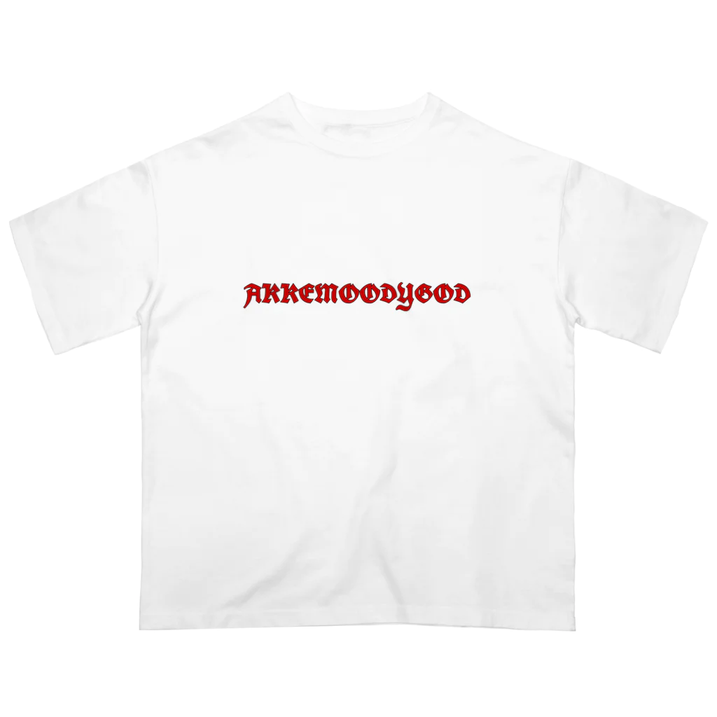 死死死=Dead By DeaDeadのAKKEMOODYGOD (Name Logo) オーバーサイズTシャツ