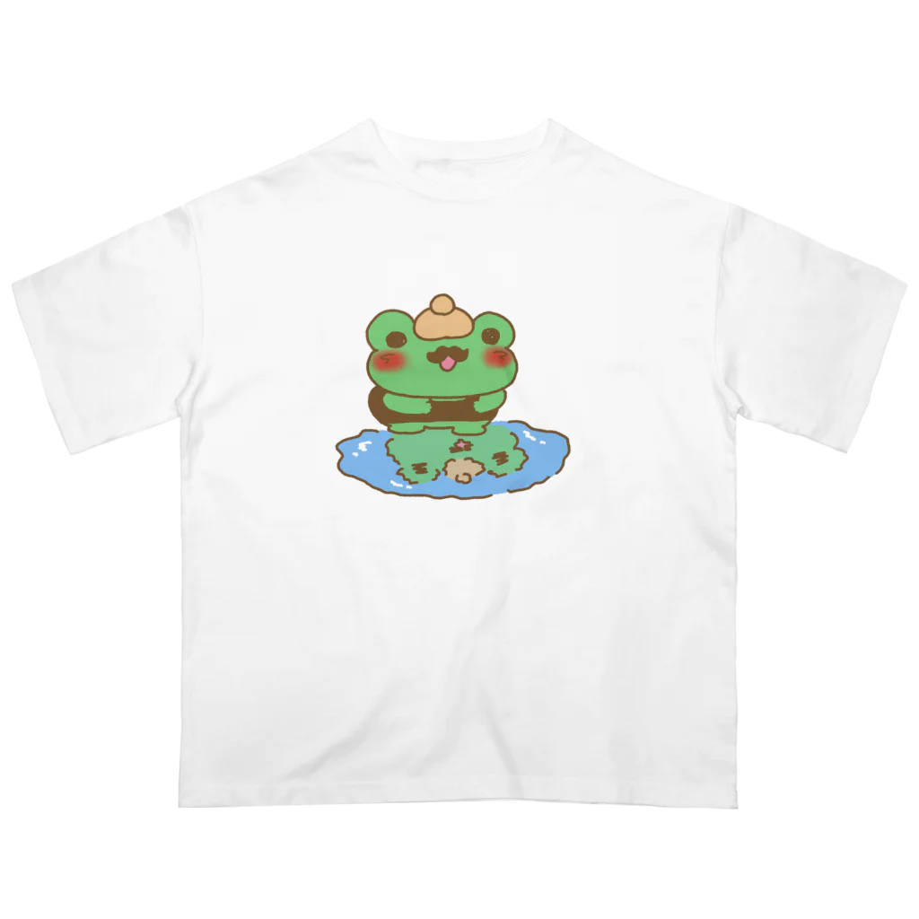 鳥ちゃんズのカエルのジョニー Oversized T-Shirt