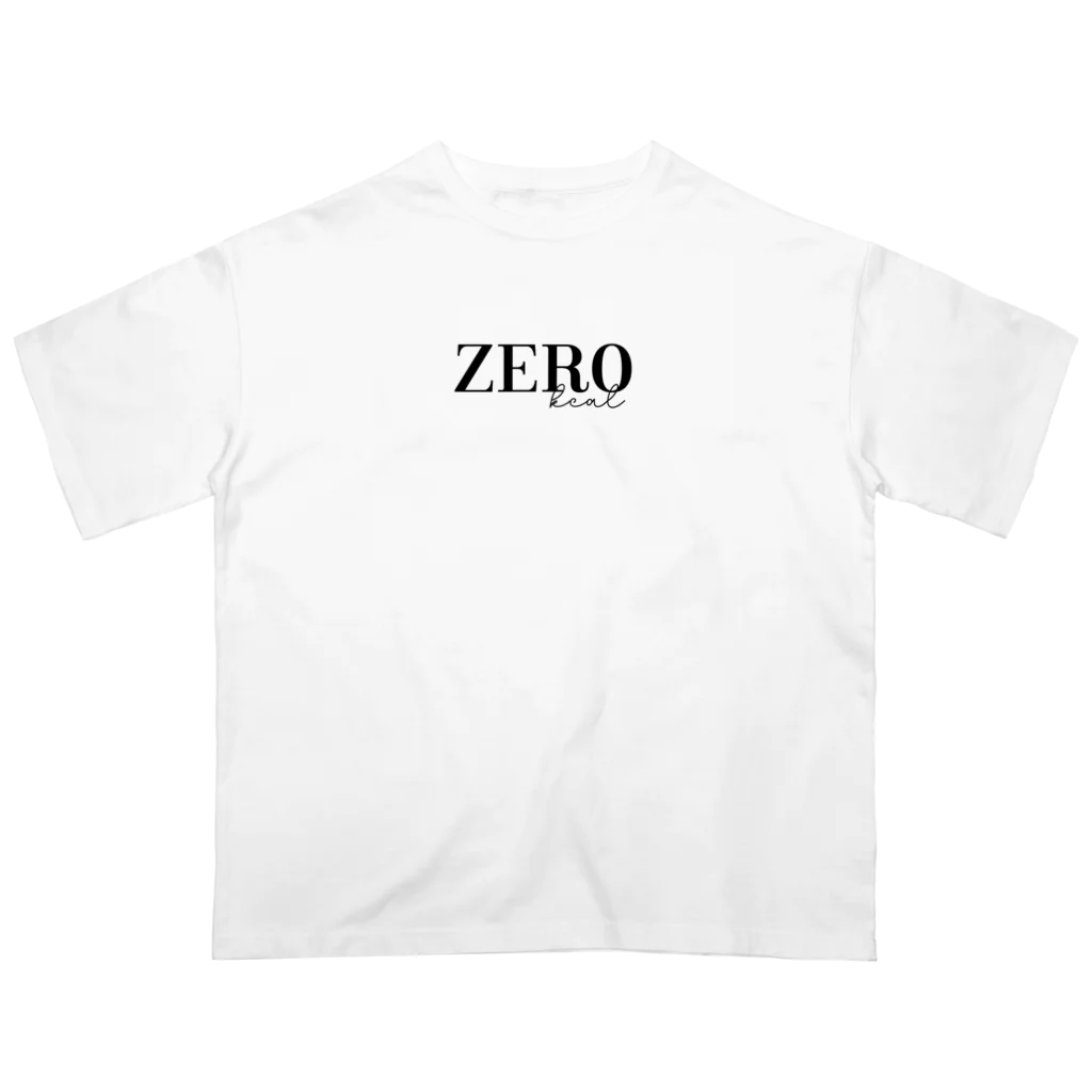 0kcal storeのZERO kcal - black オーバーサイズTシャツ