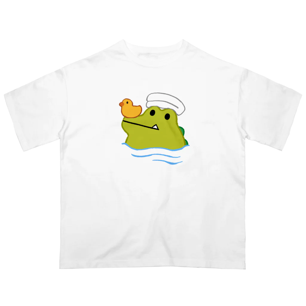 わりとせまいショップのblobwani(お風呂) オーバーサイズTシャツ