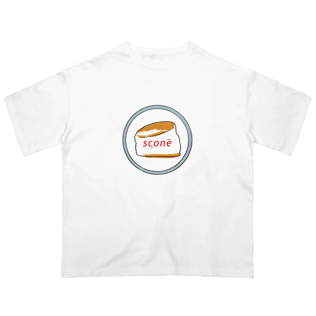 ゆきの絵です。のレトロなスコーン オーバーサイズTシャツ