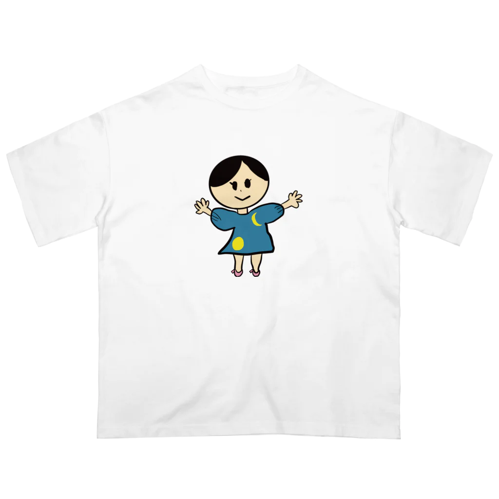 お絵かきリメイク『ＨＡＲＵ』のみかづき オーバーサイズTシャツ