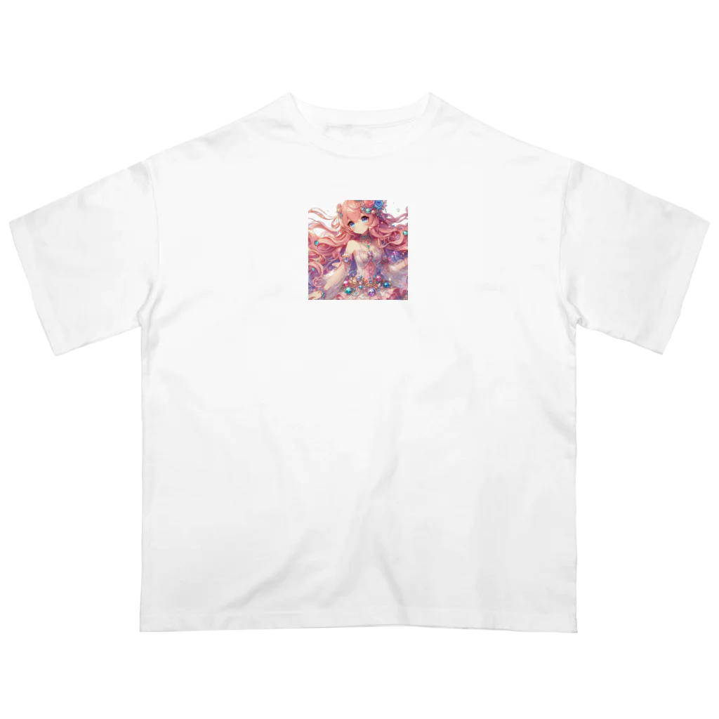 surasuramusumeのスライム娘「ジェム」 オーバーサイズTシャツ