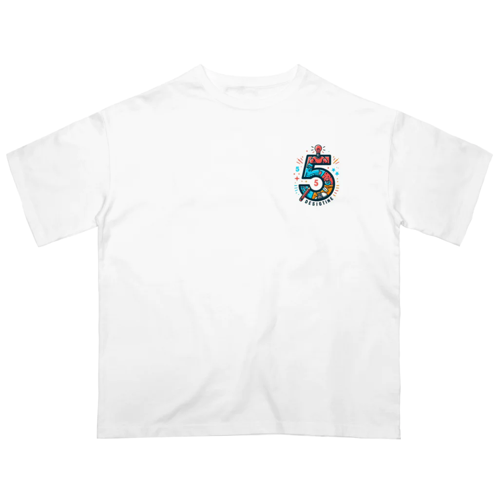 masafu-のNO.デザイン#5 オーバーサイズTシャツ