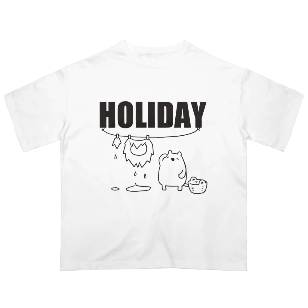 うさやの【HOLIDAY】ライオンさんの休日 Oversized T-Shirt