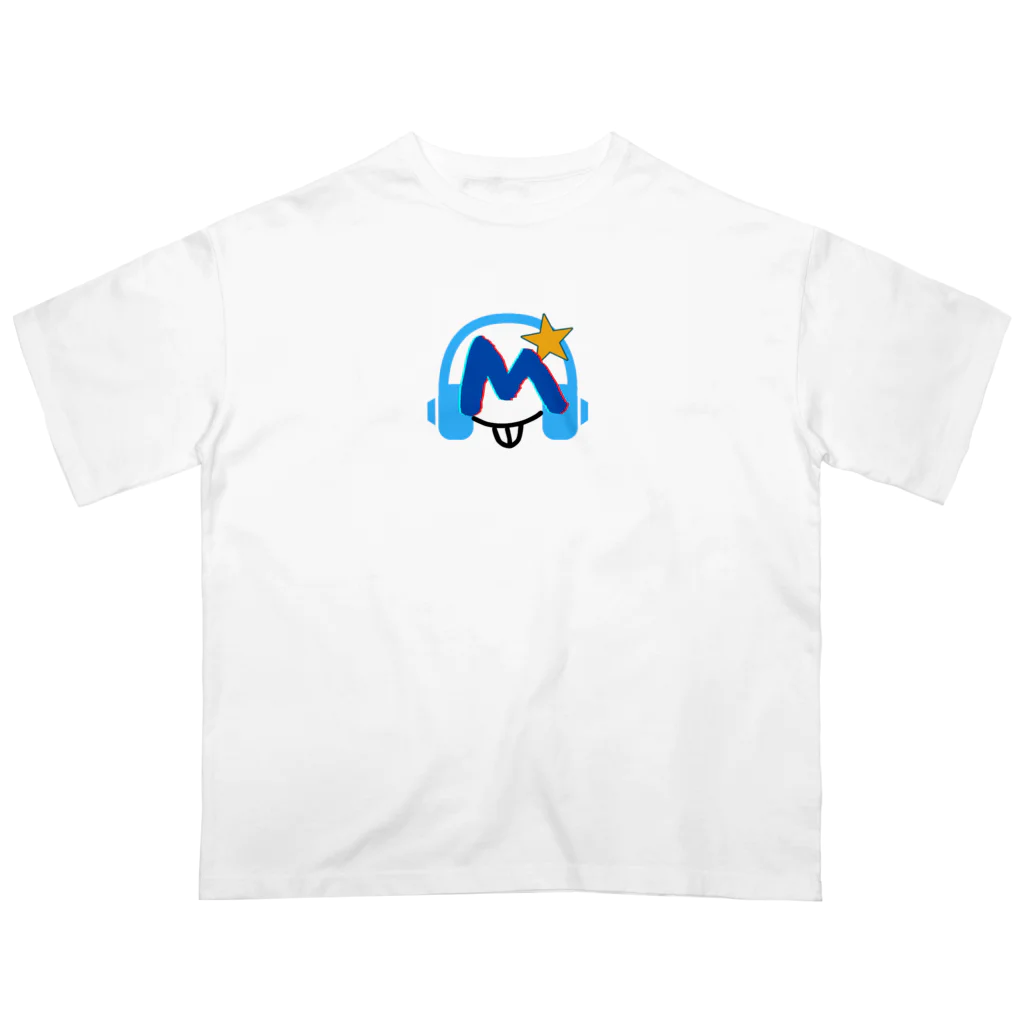 狂人M 公式ShopのMasa_HeadPhone_LG01 オーバーサイズTシャツ