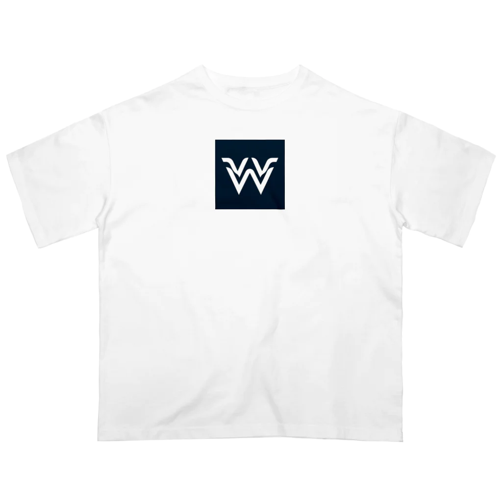 wワンダーワールドwのwwロゴ014 オーバーサイズTシャツ