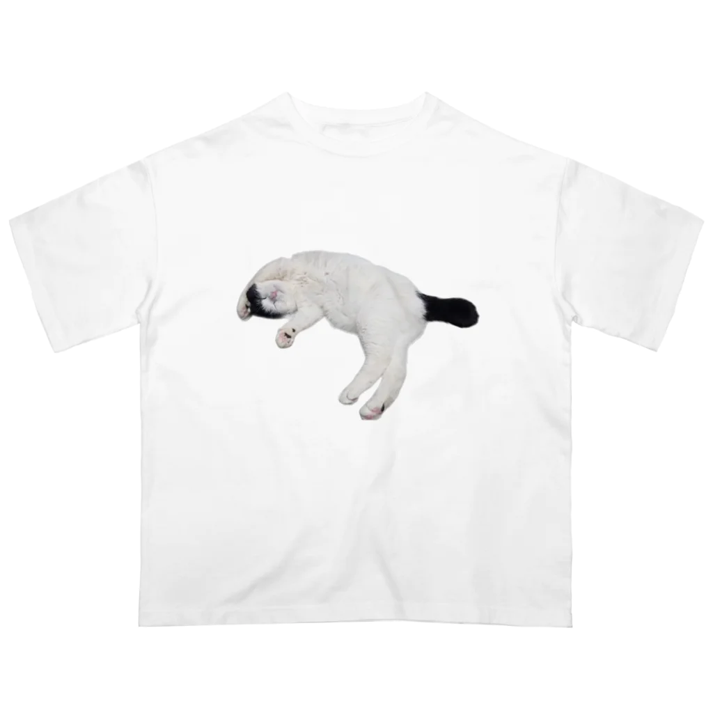 クリスタの尻尾が短い保護猫 たぬちゃん Oversized T-Shirt