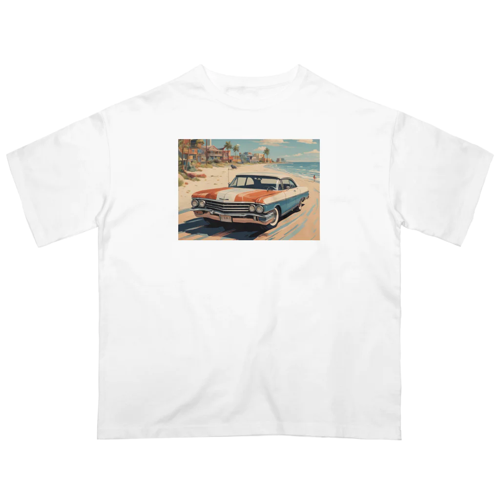 kenchikukun88のアメ車のデザイン Oversized T-Shirt