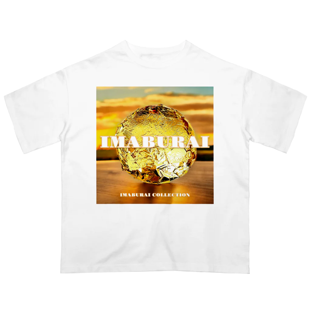 IMABURAIの金箔のボタン オーバーサイズTシャツ