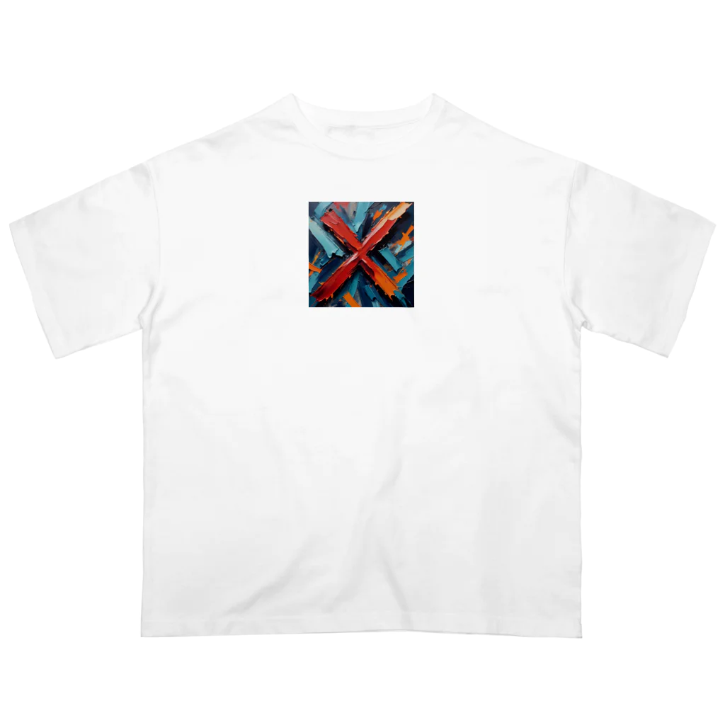 WORLDのかっこよく描いたX オーバーサイズTシャツ