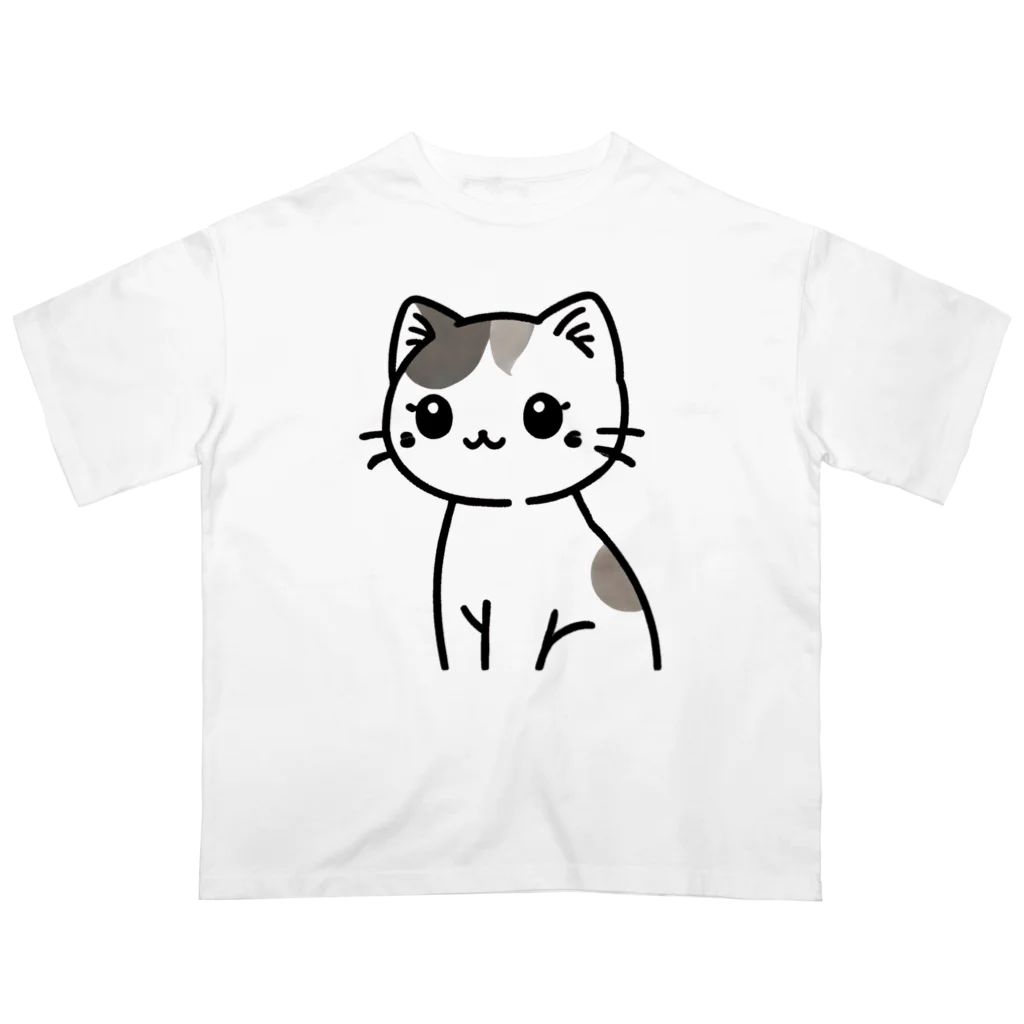 チェリモヤのみけねこ Oversized T-Shirt