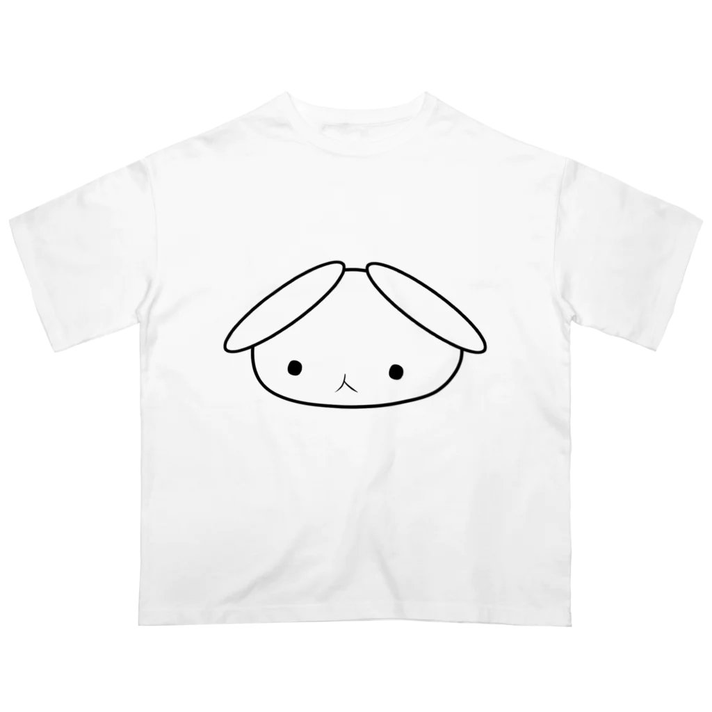 うさぎ騎士団長のぺちゃうさぎ Oversized T-Shirt