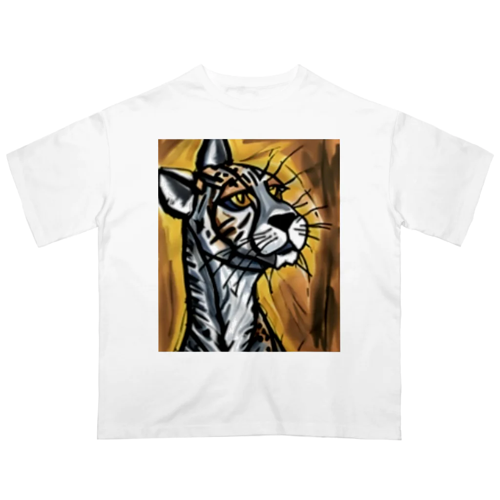 Ppit8の野生の猫 Oversized T-Shirt