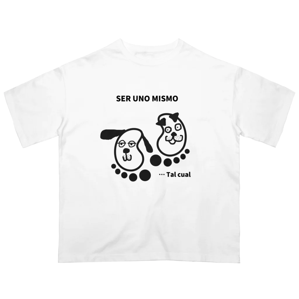 ｙ１８ｓin２７の足型いぬ Oversized T-Shirt