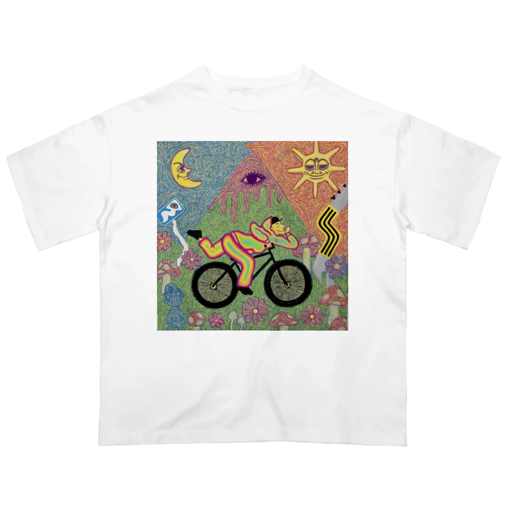 Psychedelic Works🌈🧠のhoffman bmx Oversized T-Shirt